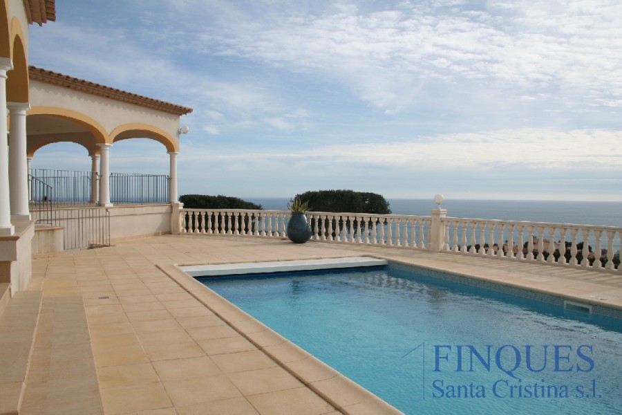 Platja d'Aro, Villa high staning with sea views